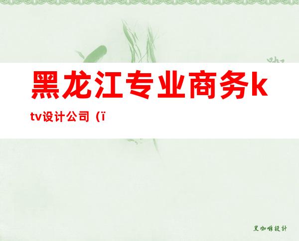黑龙江专业商务ktv设计公司（）