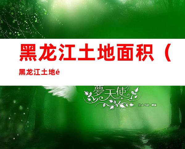 黑龙江土地面积（黑龙江土地面积 (2019年)）