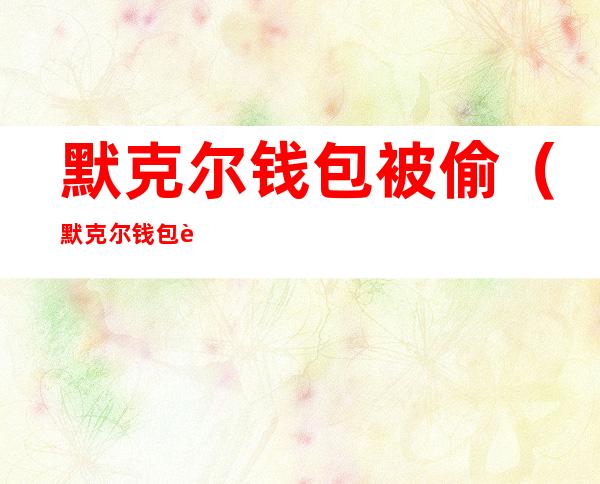 默克尔钱包被偷(默克尔钱包被偷怎么办)