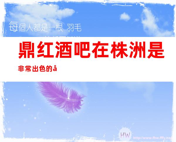 鼎红酒吧在株洲是非常出色的小酒吧-看下面信息就知道为什么!