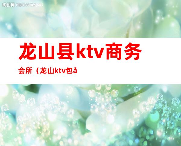 龙山县ktv商务会所(龙山ktv包厢多少钱)