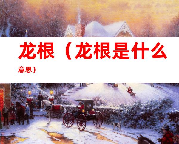 龙根(龙根是什么意思)