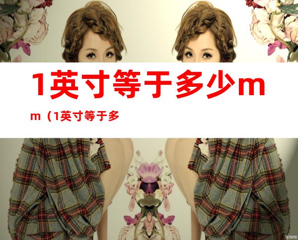 1英寸等于多少mm(1英寸等于多少MB)