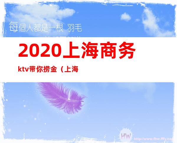 2020上海商务ktv带你捞金(上海性价比高的商务ktv)