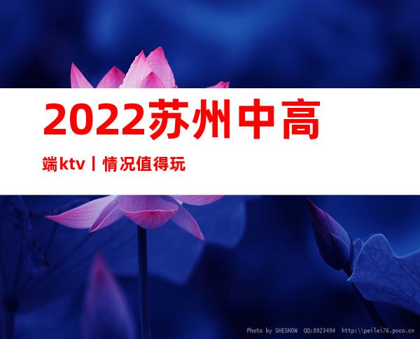 2022苏州中高端ktv丨情况值得玩耍的ktv