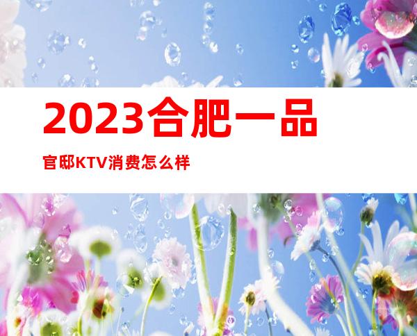 2023合肥一品官邸KTV消费怎么样夜总会必玩场所 – 合肥庐江商务KTV