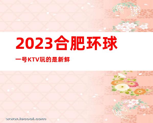 2023合肥环球一号KTV玩的是新鲜高端夜总会玩法 – 合肥滨湖新区滨湖假日商务KTV
