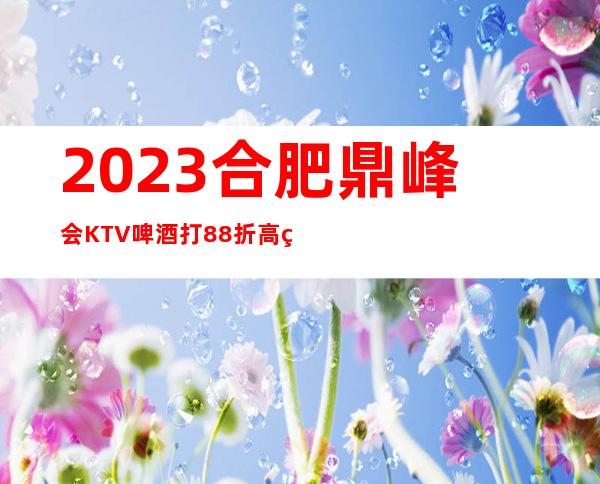 2023合肥鼎峰会KTV啤酒打88折高端娱乐会所 – 合肥肥东商务KTV