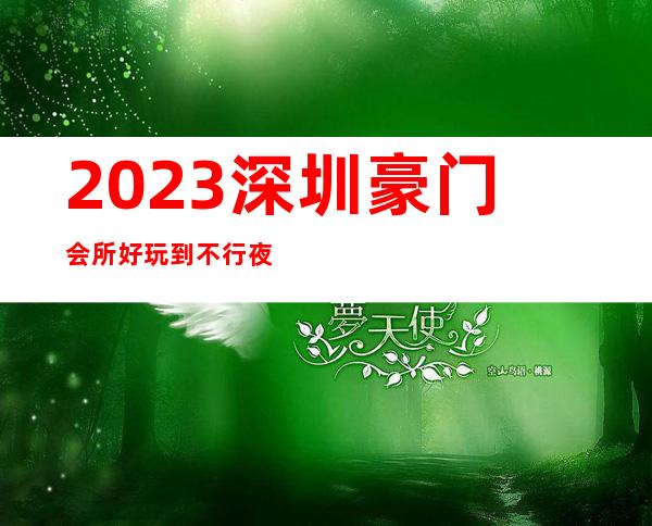 2023深圳豪门会所好玩到不行夜总会哪里好玩 – 深圳南山海王大厦商务KTV