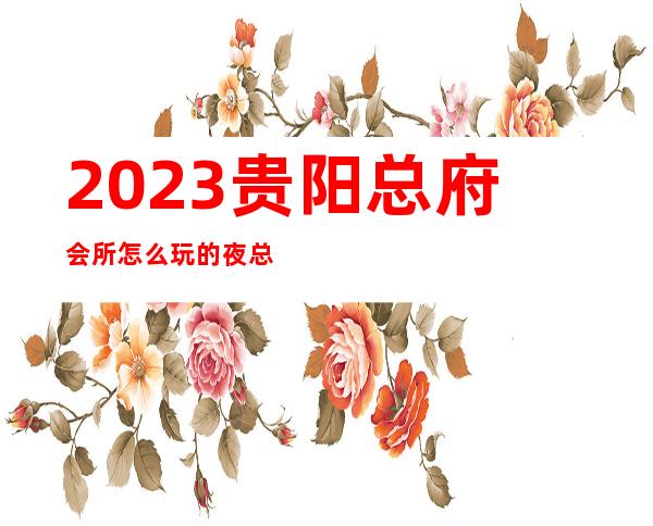 2023贵阳总府会所怎么玩的夜总会排名前三 – 贵阳云岩商务KTV