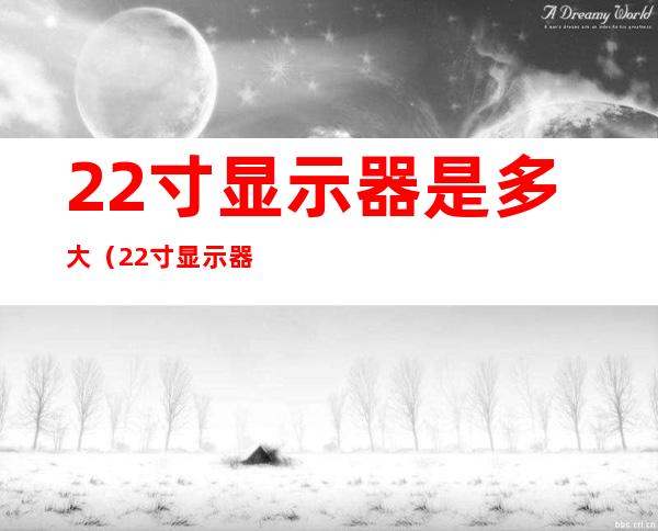 22寸显示器是多大（22寸显示器是多大4:3）