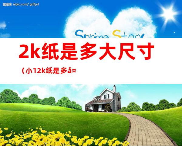 2k纸是多大尺寸（小12k纸是多大尺寸）