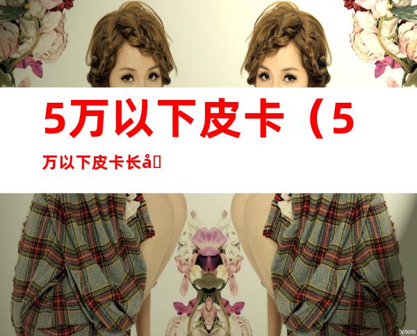 5万以下皮卡（5万以下皮卡长城）