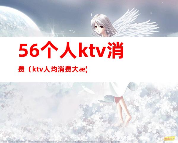 56个人ktv消费(ktv人均消费大概多少)