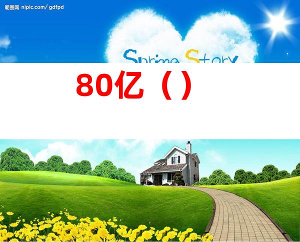 80亿()