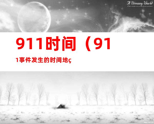 911时间(911事件发生的时间地点)