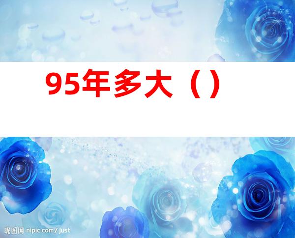 95年多大()