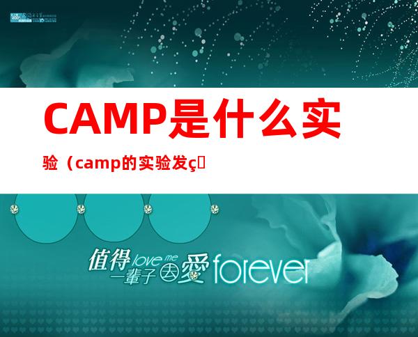 CAMP是什么实验(camp的实验发现过程)