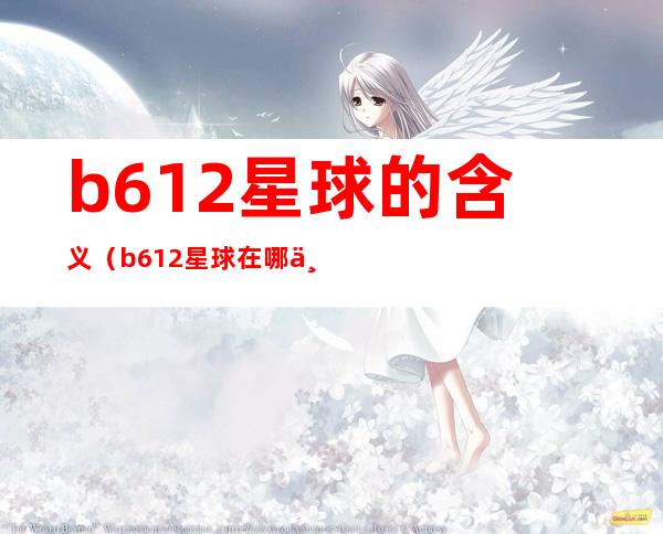 b612星球的含义(b612星球在哪个星系)