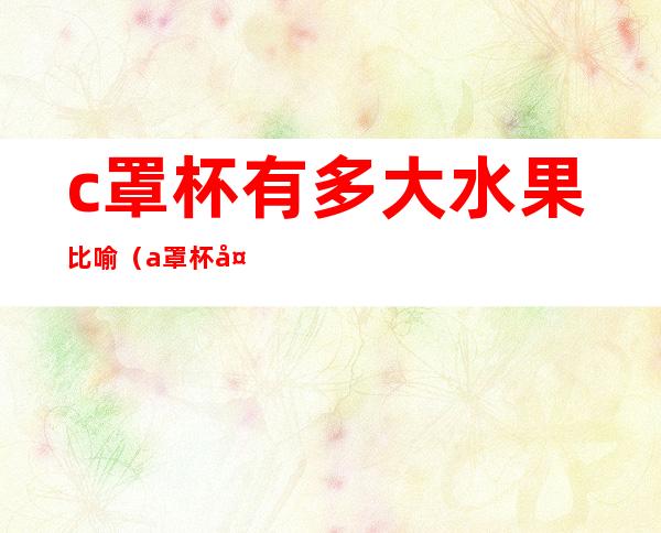 c罩杯有多大水果比喻(a罩杯多大水果比喻)