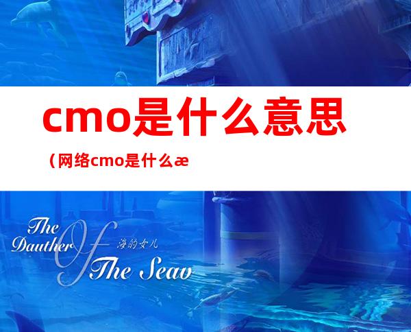 cmo是什么意思(网络cmo是什么意思)