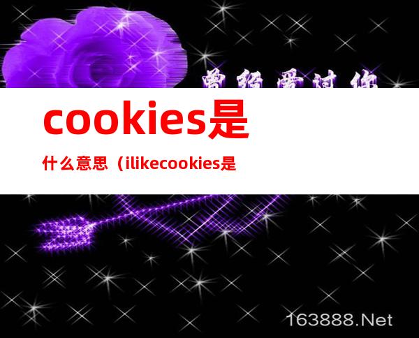 cookies是什么意思(i like cookies是什么意思)