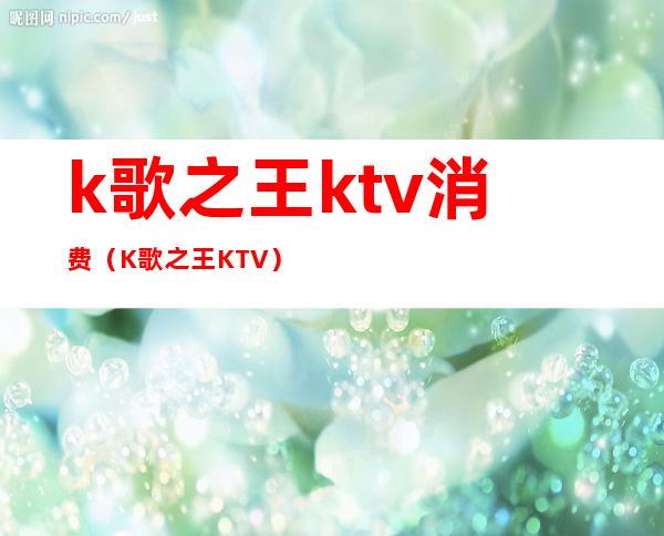 k歌之王ktv消费(K歌之王KTV)