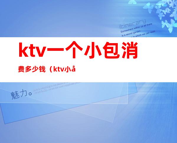 ktv一个小包消费多少钱(ktv小包房多少钱一间)