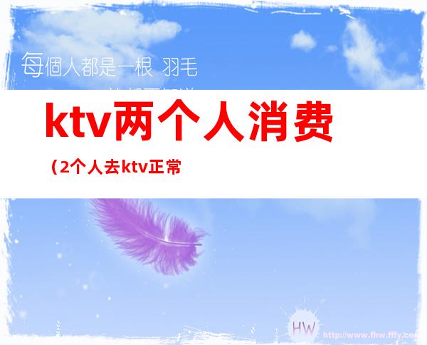 ktv两个人消费(2个人去ktv正常吗)