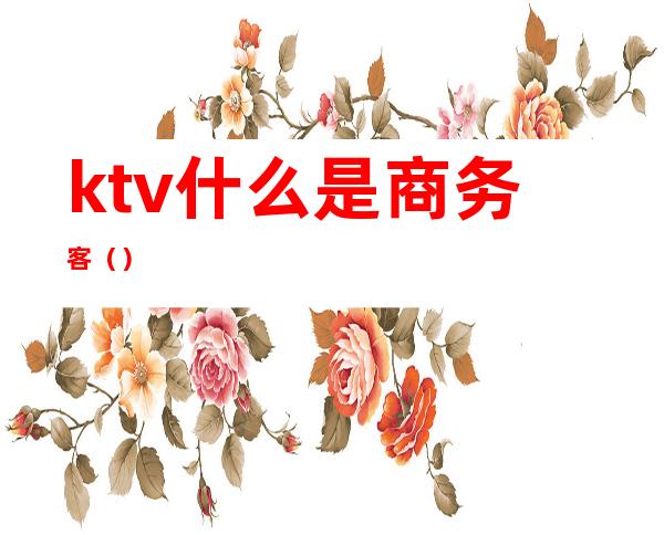 ktv什么是商务客()