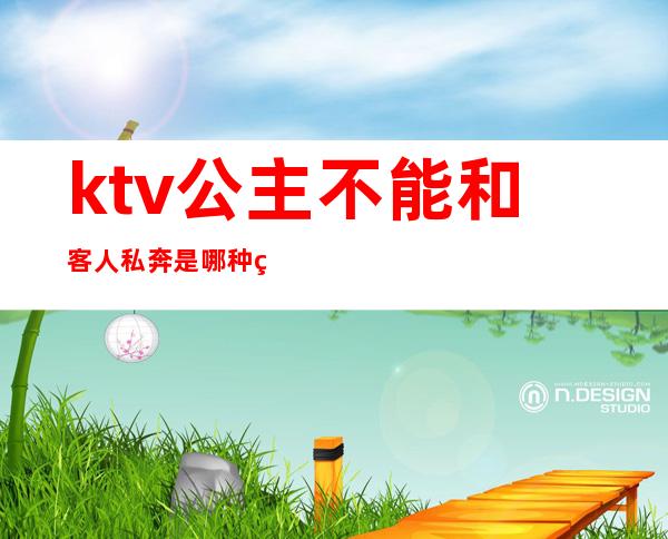 ktv公主不能和客人私奔是哪种私奔法?(能不能和ktv公主产生感情)