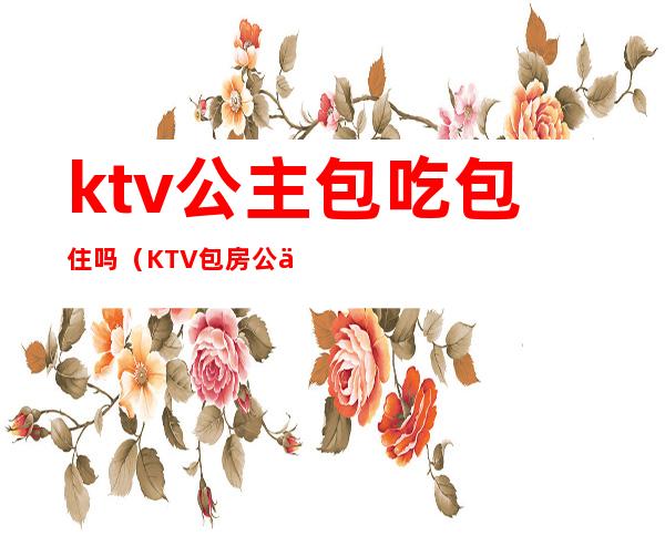 ktv公主包吃包住吗(KTV包房公主)