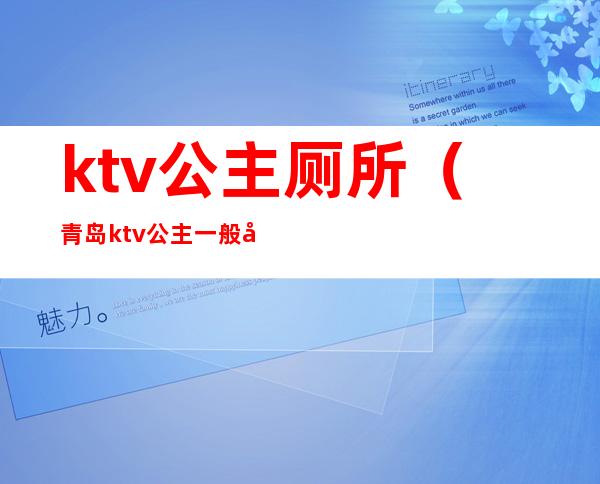 ktv公主厕所(青岛ktv公主一般多少钱)