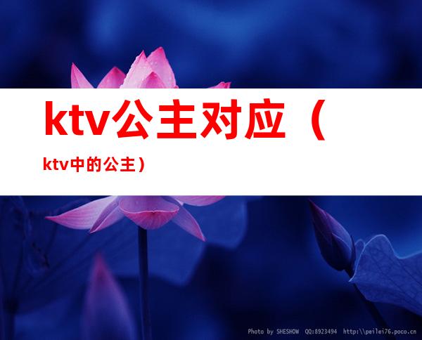 ktv公主对应(ktv中的公主)