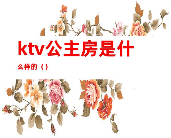 ktv公主房是什么样的()
