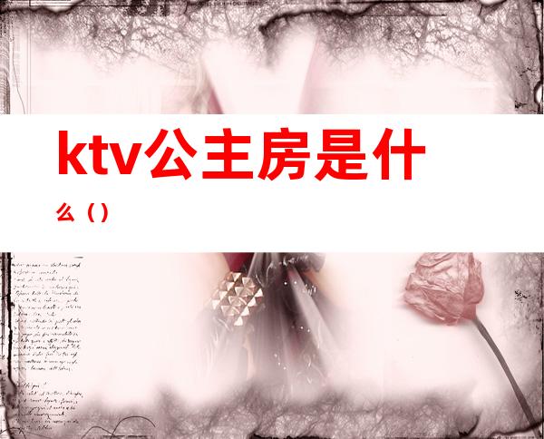 ktv公主房是什么（）