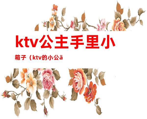ktv公主手里小箱子(ktv的小公主)