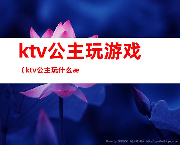 ktv公主玩游戏(ktv公主玩什么游戏)