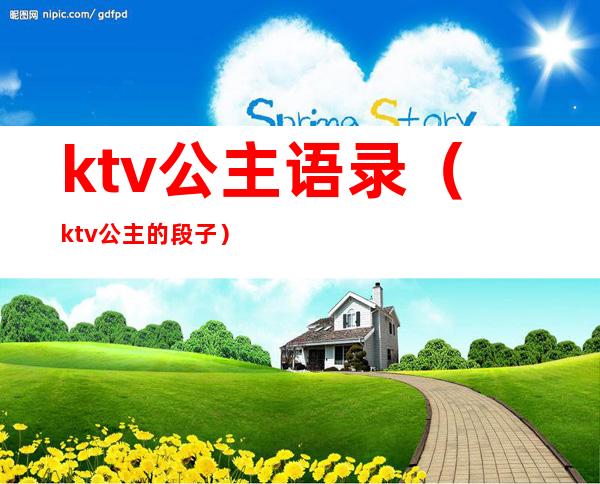 ktv公主语录（ktv公主的段子）