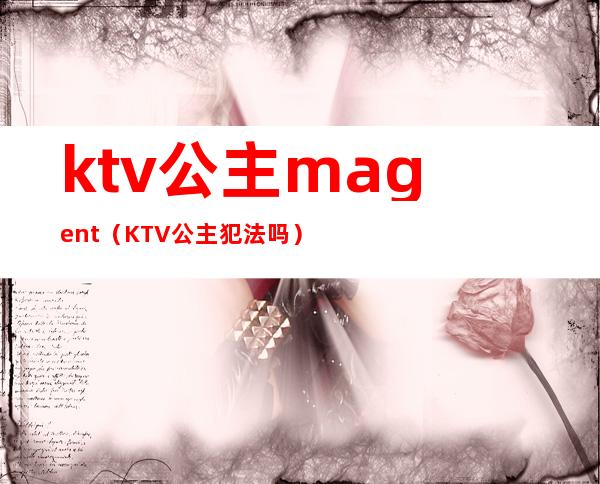 ktv公主magent（KTV公主犯法吗）