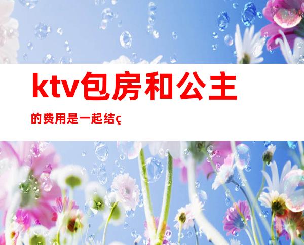 ktv包房和公主的费用是一起结算吗（）