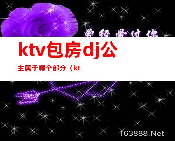 ktv包房dj公主属于哪个部分(ktv包厢公主和dj有什么区别)