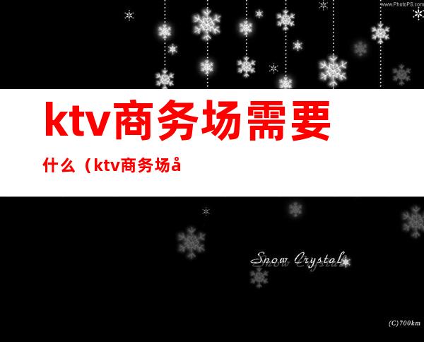 ktv商务场需要什么(ktv商务场和娱乐场有什么区别)