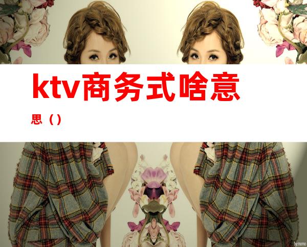 ktv商务式啥意思()