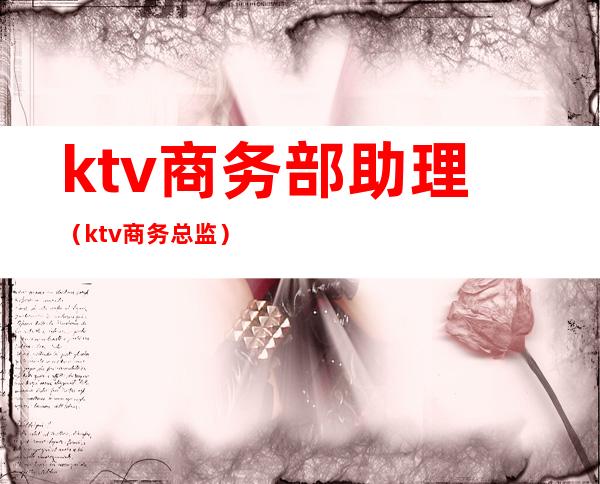 ktv商务部助理(ktv商务总监)