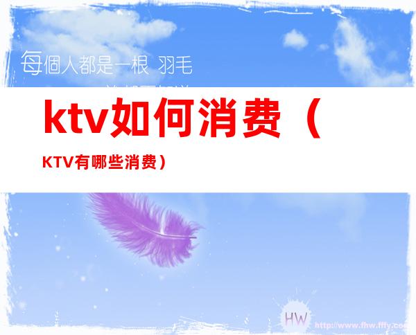 ktv如何消费(KTV有哪些消费)