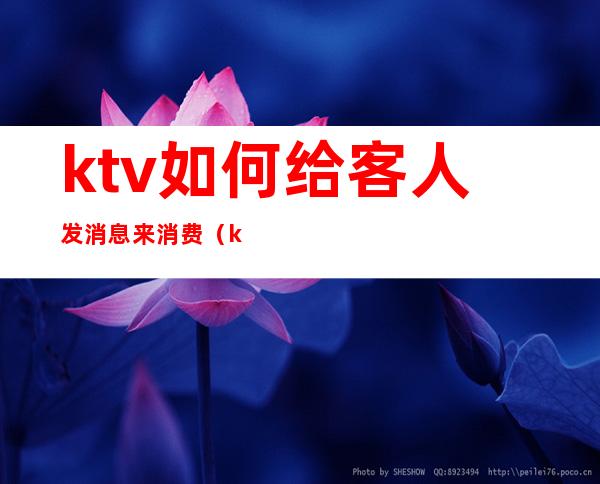 ktv如何给客人发消息来消费(ktv怎么和客人聊天)