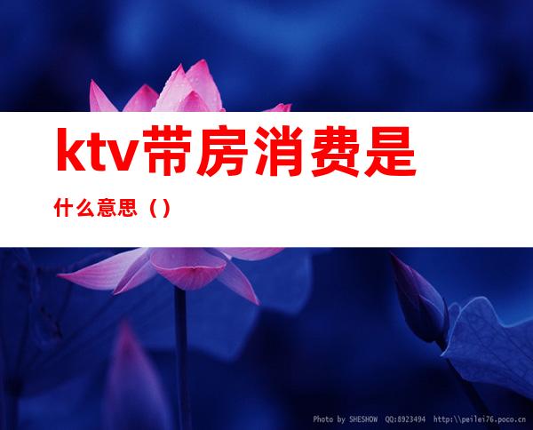 ktv带房消费是什么意思()