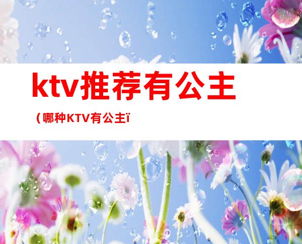 ktv推荐有公主(哪种KTV有公主)