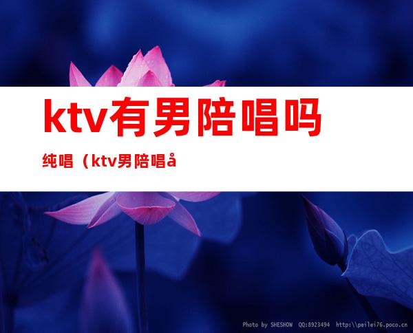 ktv有男陪唱吗纯唱(ktv男陪唱叫啥)